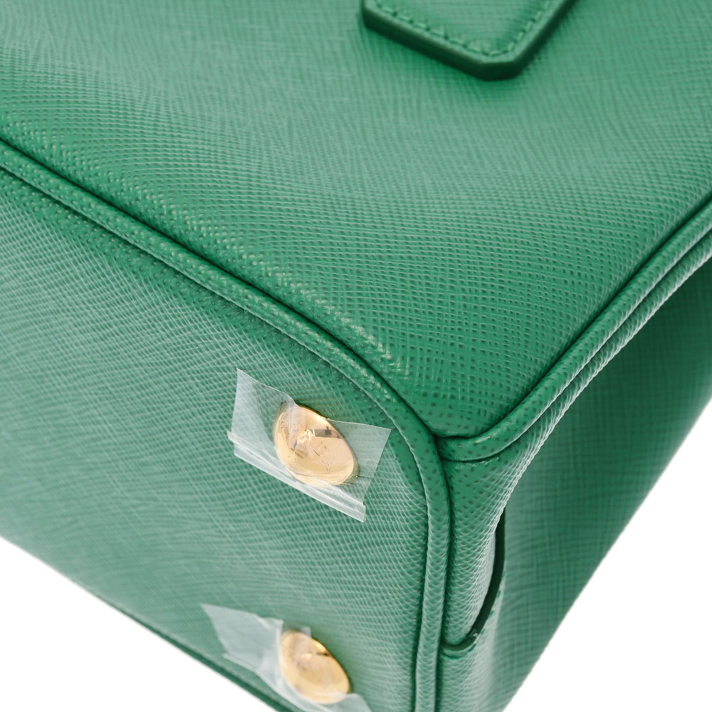 Prada Bag Saffiano Green Galleria - Picture 9 of 11